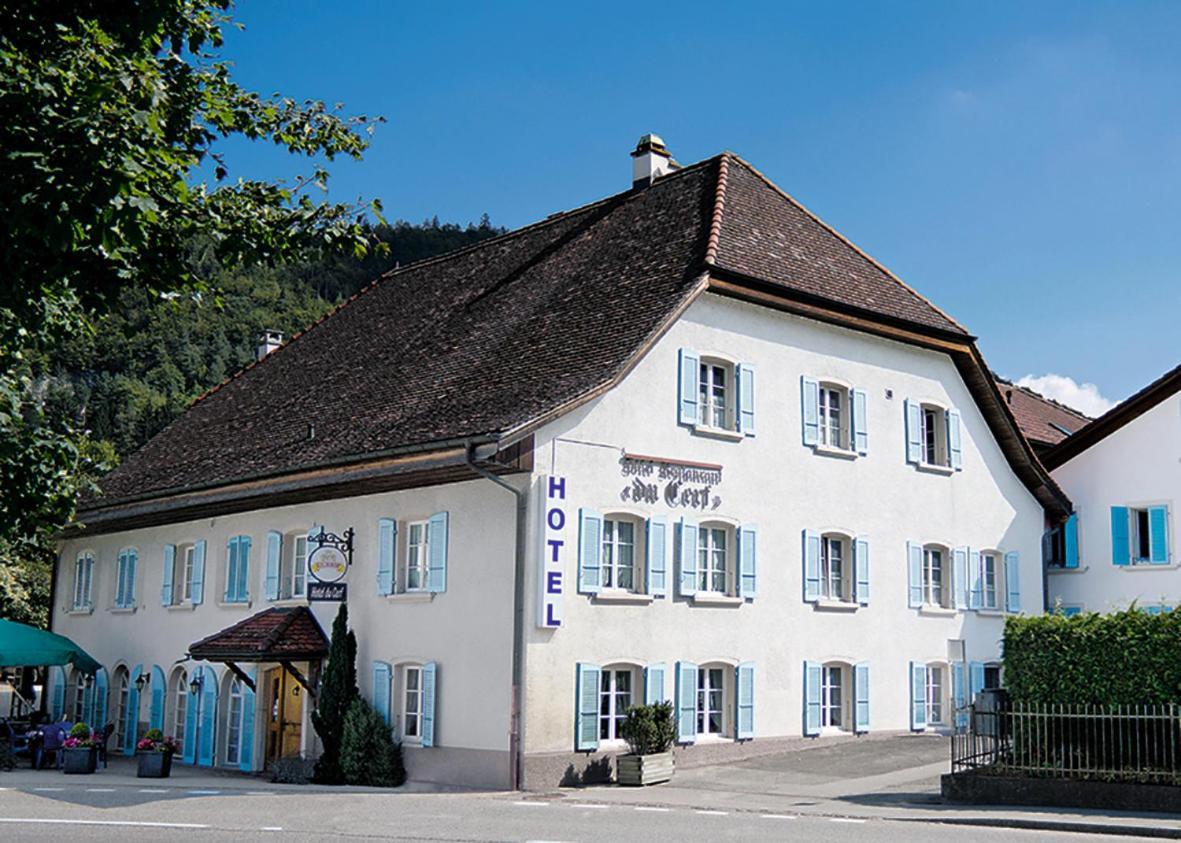Hotel-Restaurant Du Cerf Sonceboz-Sombeval Екстериор снимка